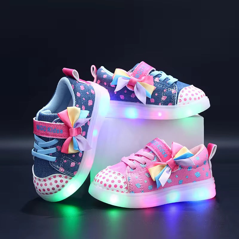Girls LED Mesh Sneakers