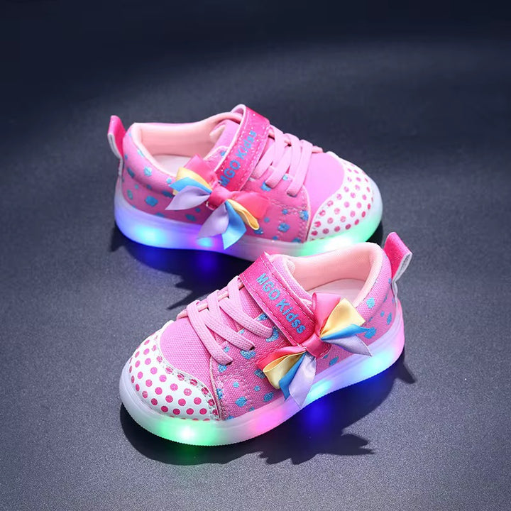 Girls LED Mesh Sneakers