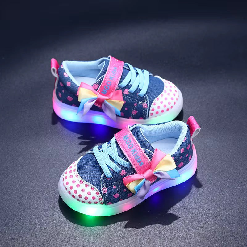 Girls LED Mesh Sneakers