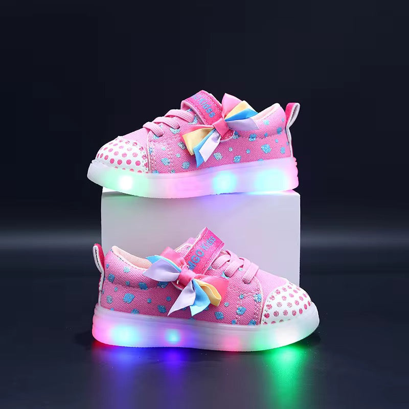 Girls LED Mesh Sneakers