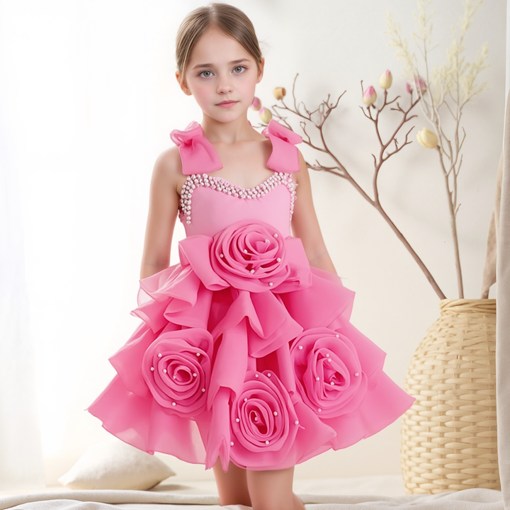 Flower Fluffy Princess Dress