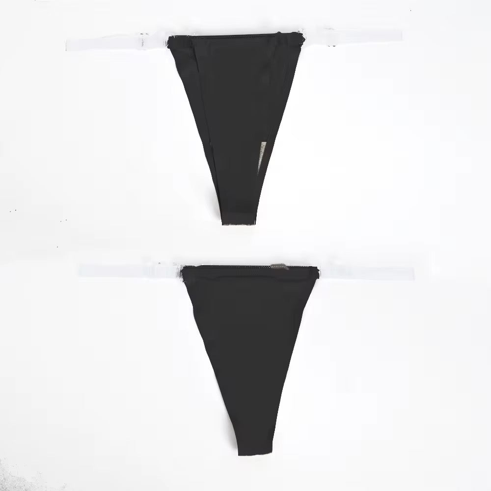 G-String Panties Adjustable Clear Strap