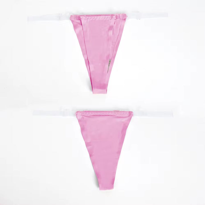 G-String Panties Adjustable Clear Strap