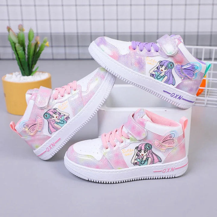 Princess Board Shoes Casual Shoes Anti-skid Student Sneakers Cartoon Girls Sweet