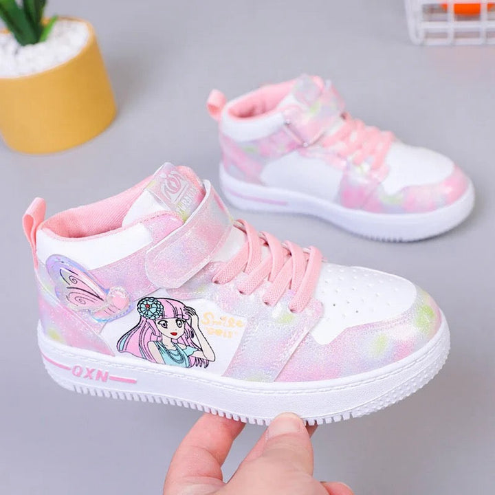 Princess Board Shoes Casual Shoes Anti-skid Student Sneakers Cartoon Girls Sweet