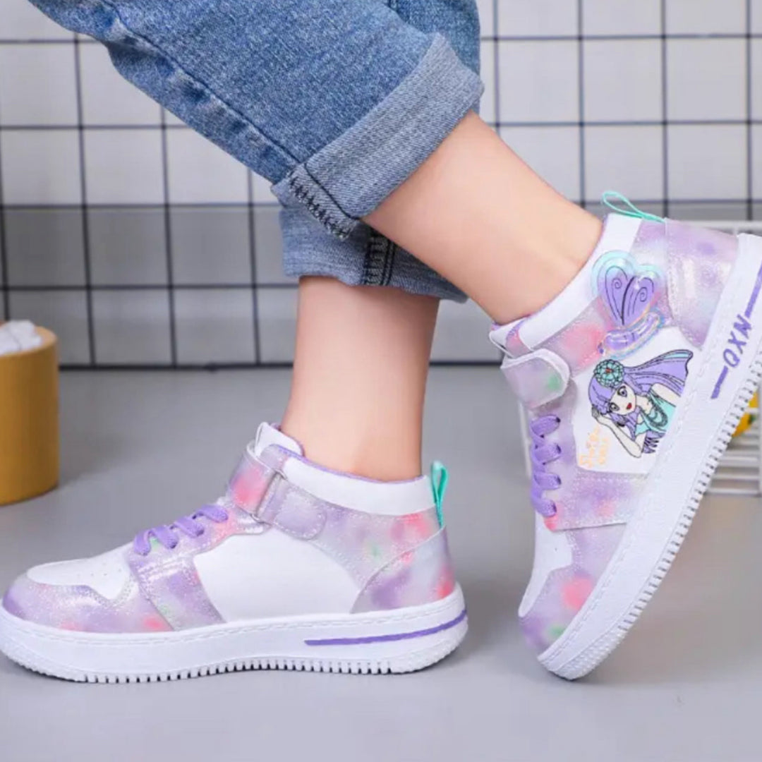 Princess Board Shoes Casual Shoes Anti-skid Student Sneakers Cartoon Girls Sweet