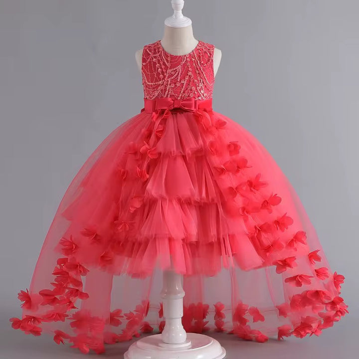 Girls sparkling Pageant Gown