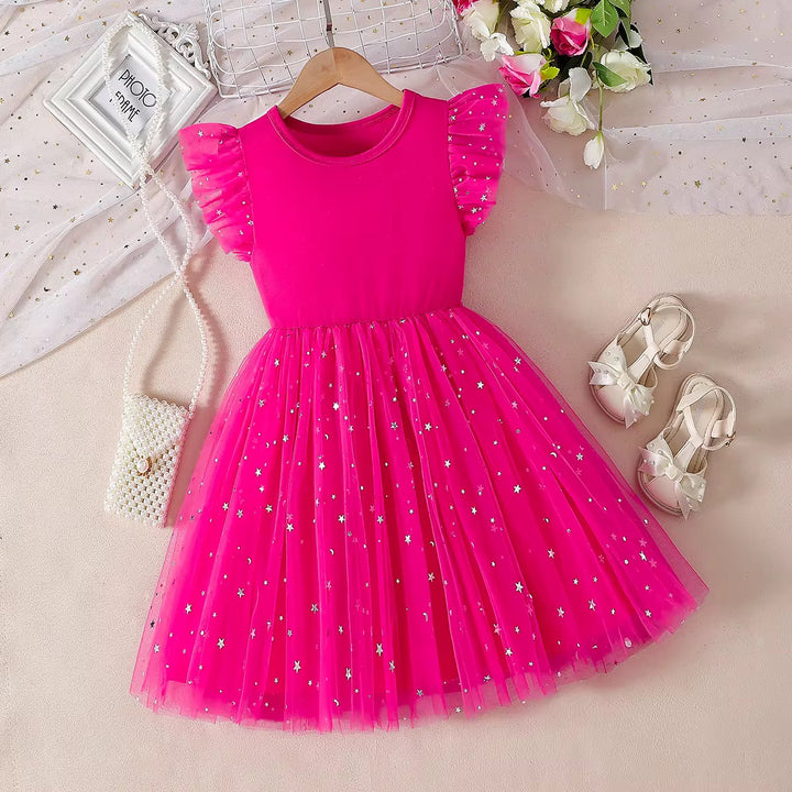 Mesh Splicing Dress