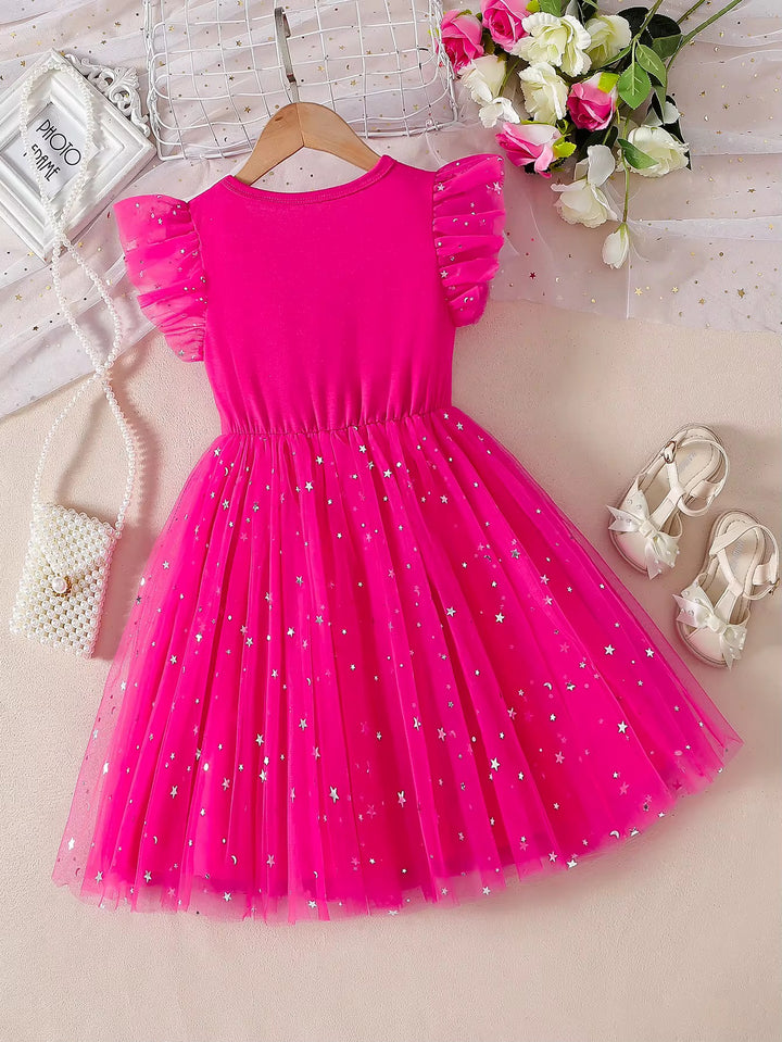 Mesh Splicing Dress