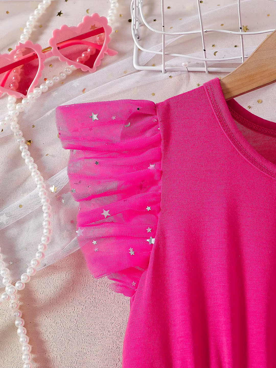 Mesh Splicing Dress