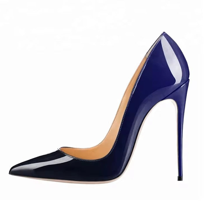 Two Tones Stiletto High Heels