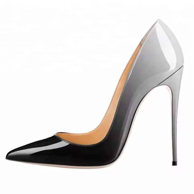Two Tones Stiletto High Heels