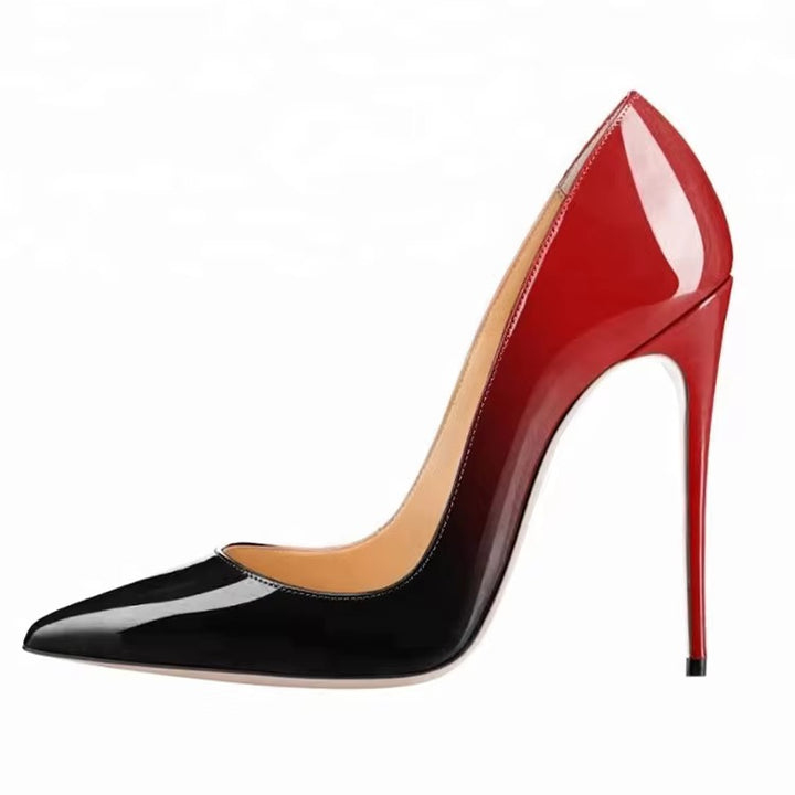 Two Tones Stiletto High Heels