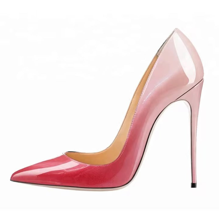 Two Tones Stiletto High Heels