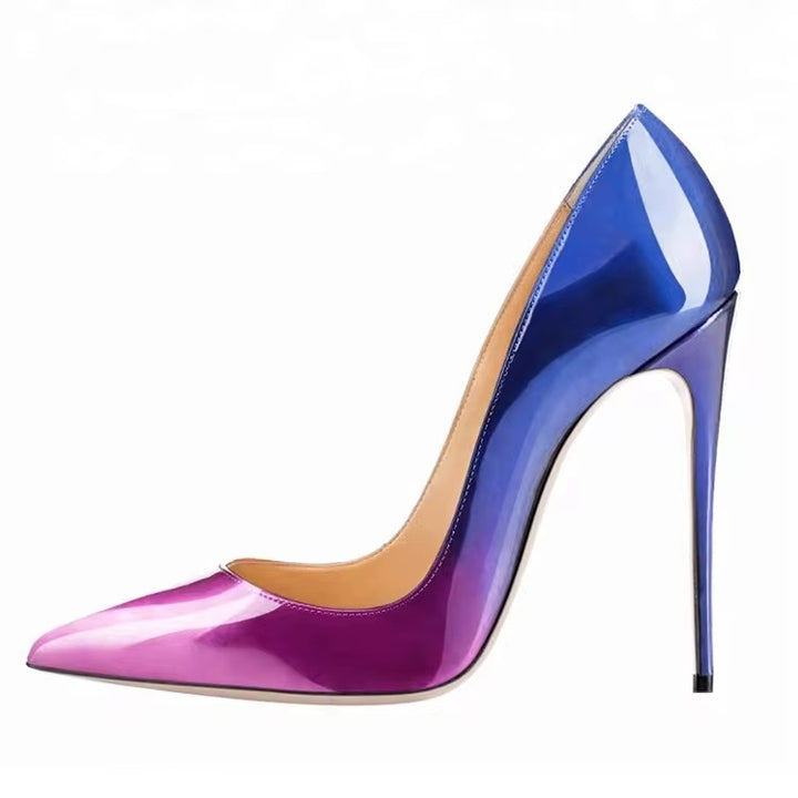 Two Tones Stiletto High Heels