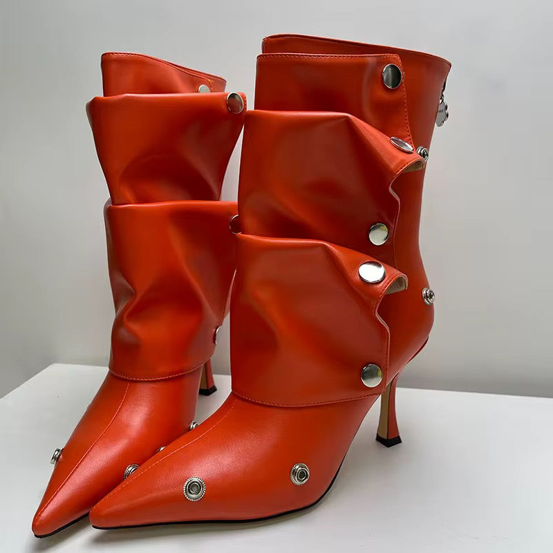 Slouchy Transformer High Heel Boots