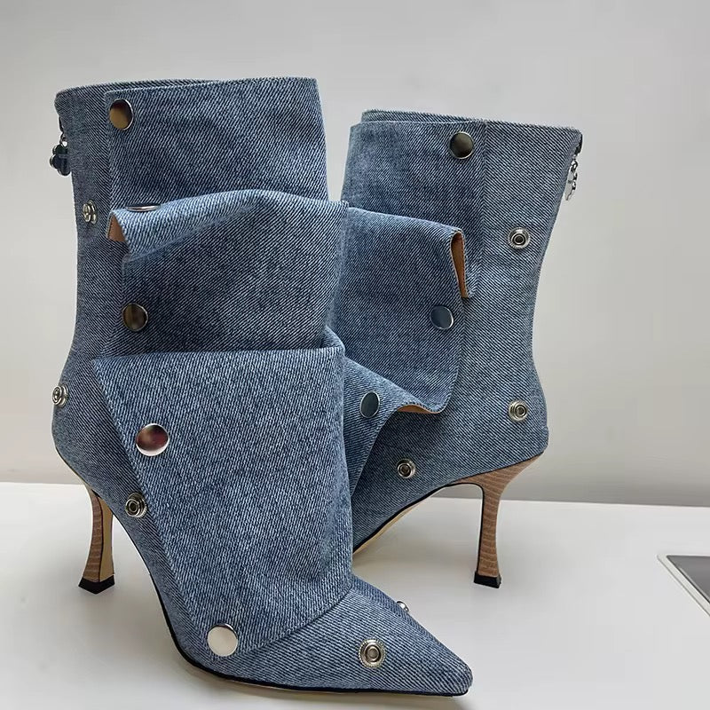 Slouchy Transformer High Heel Boots