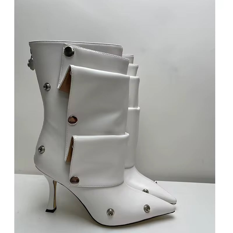Slouchy Transformer High Heel Boots