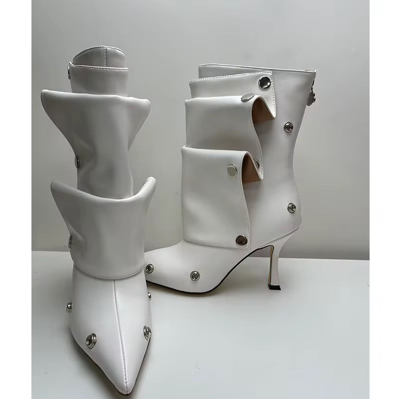 Slouchy Transformer High Heel Boots