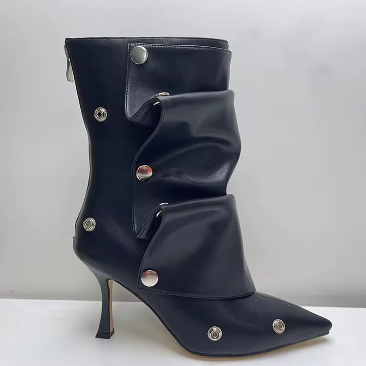 Slouchy Transformer High Heel Boots