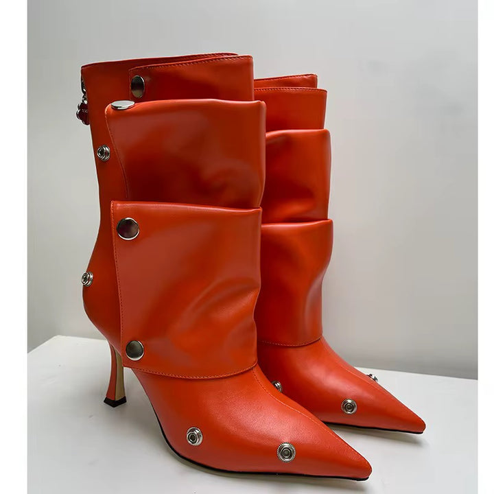 Slouchy Transformer High Heel Boots