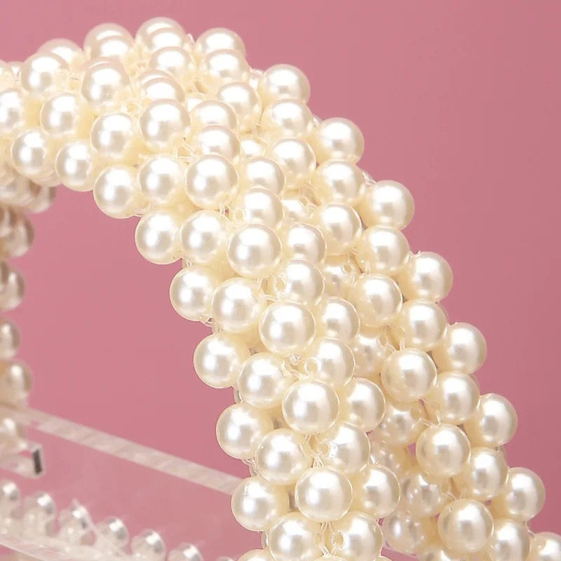 Pearl Acrylic Single Shoulder Across Evening Handbags