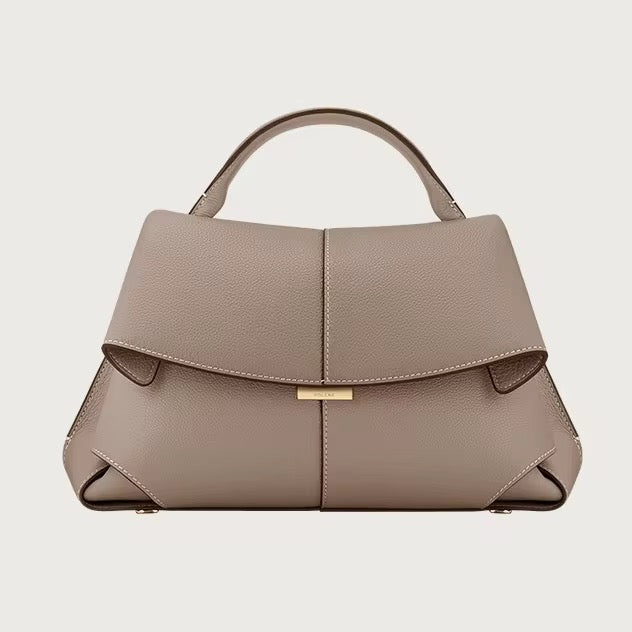 Smiling Armpit Genuine Leather Women Bag