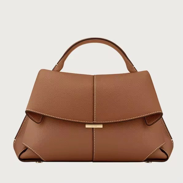 Smiling Armpit Genuine Leather Women Bag