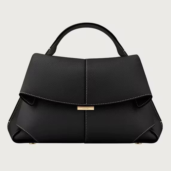 Smiling Armpit Genuine Leather Women Bag