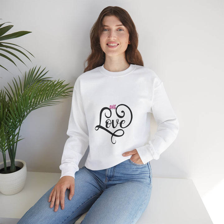 One Love Unisex Heavy Blend™ Crewneck Sweatshirt - Cozy & Meaningful Gift for Any Occasion