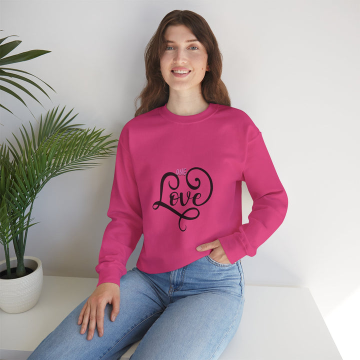 One Love Unisex Heavy Blend™ Crewneck Sweatshirt - Cozy & Meaningful Gift for Any Occasion