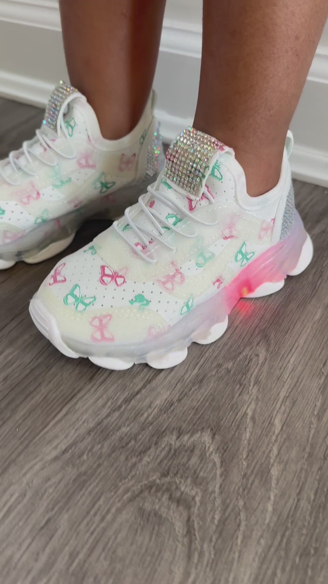 Zapatillas LED para niña
