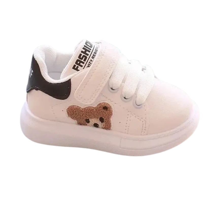 Unisex Baby Sneakers with Bear