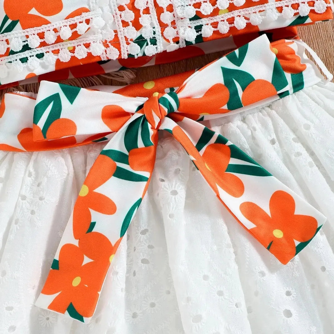 Floral Lace Set for Girls