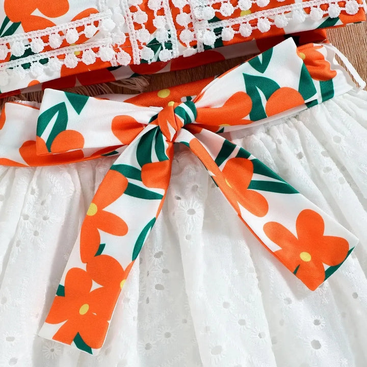 Floral Lace Set for Girls