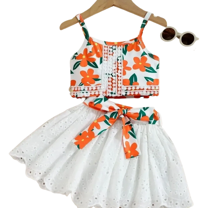 Floral Lace Set for Girls