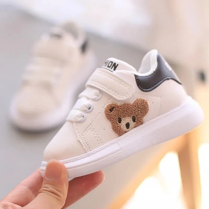 Unisex Baby Sneakers with Bear