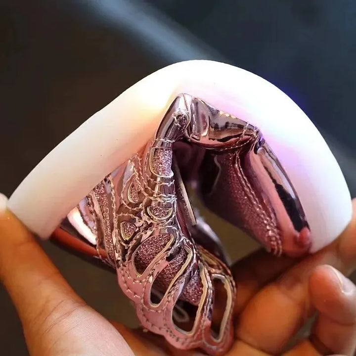 Zapatillas deportivas con alas de lentejuelas LED para niños